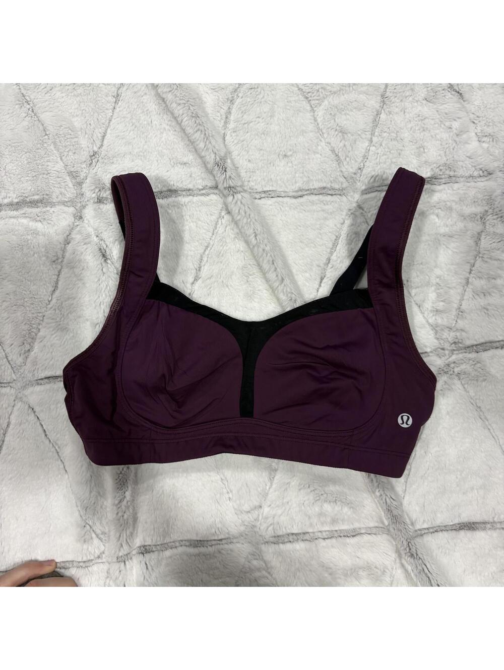 Lululemon Active Workout Women's Purple Supportive Sports Bra C36